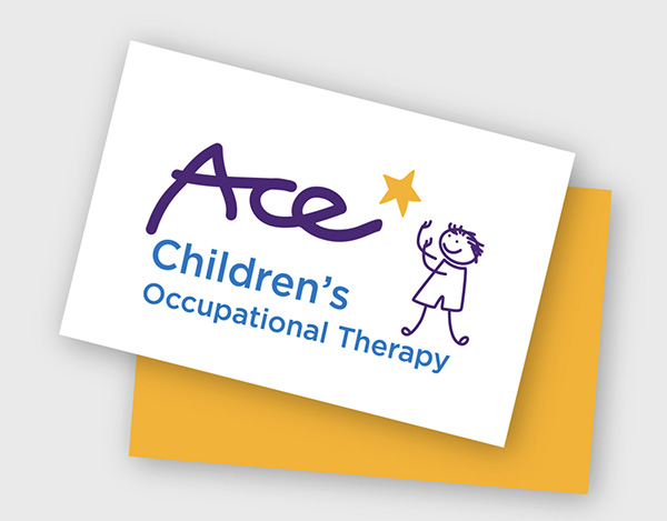 ace children's business card design and print
