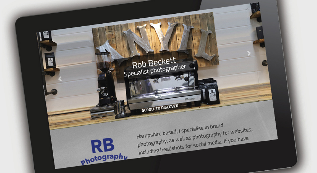 website for RB Photography