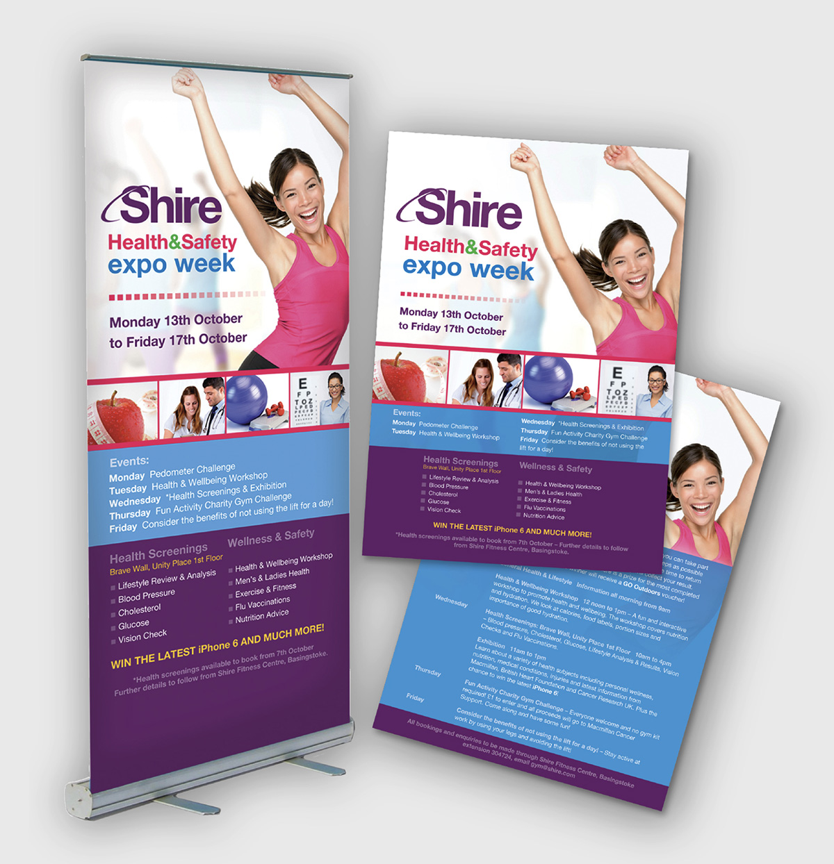 posters and banner stands design and print