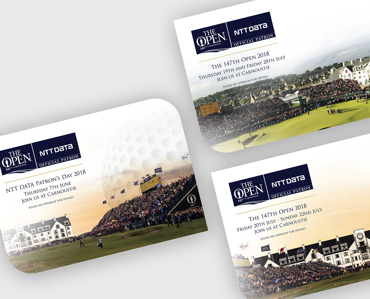 Golf invitations the open ntt data